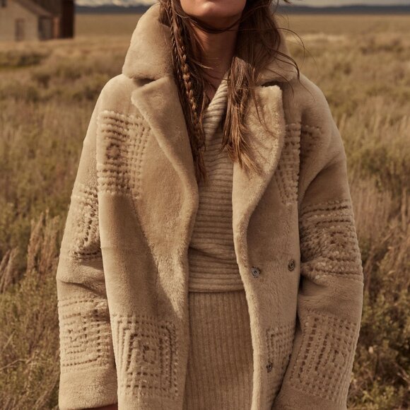 Overland Sheepskin Freya Reversible Jacket - Picture 5 of 8